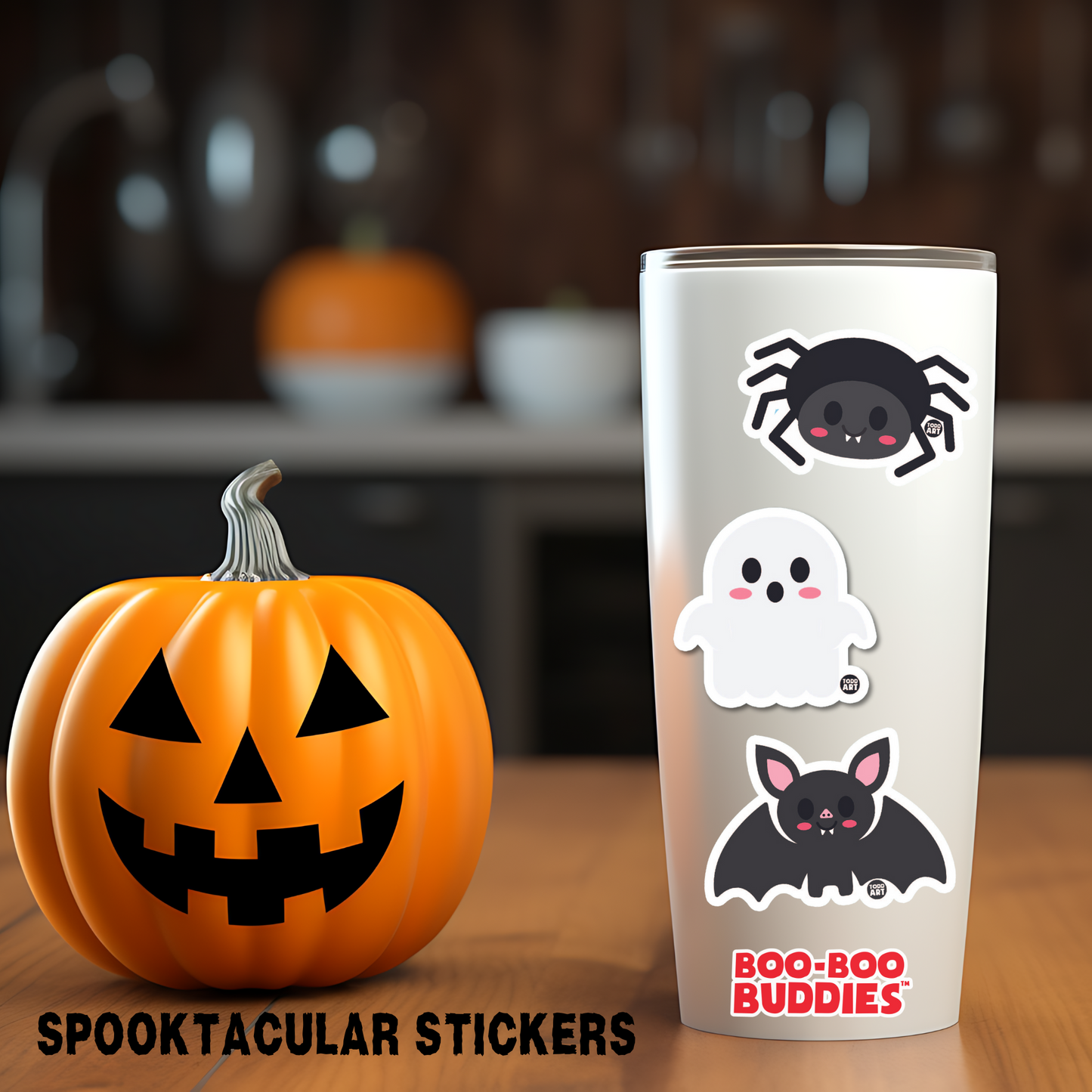 Boo Boo Buddies™ Pirate & Skull Sticker Sheet – 12 Cute Pirate Stickers for Kids, Crafts, Scrapbooks & Party Favors