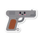 Toy Gun Sticker - 3" Vinyl