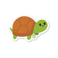 Boo Boo Buddies turtle vinyl sticker — 3″ glossy waterproof, UV‑resistant die‑cut perfect for crafts