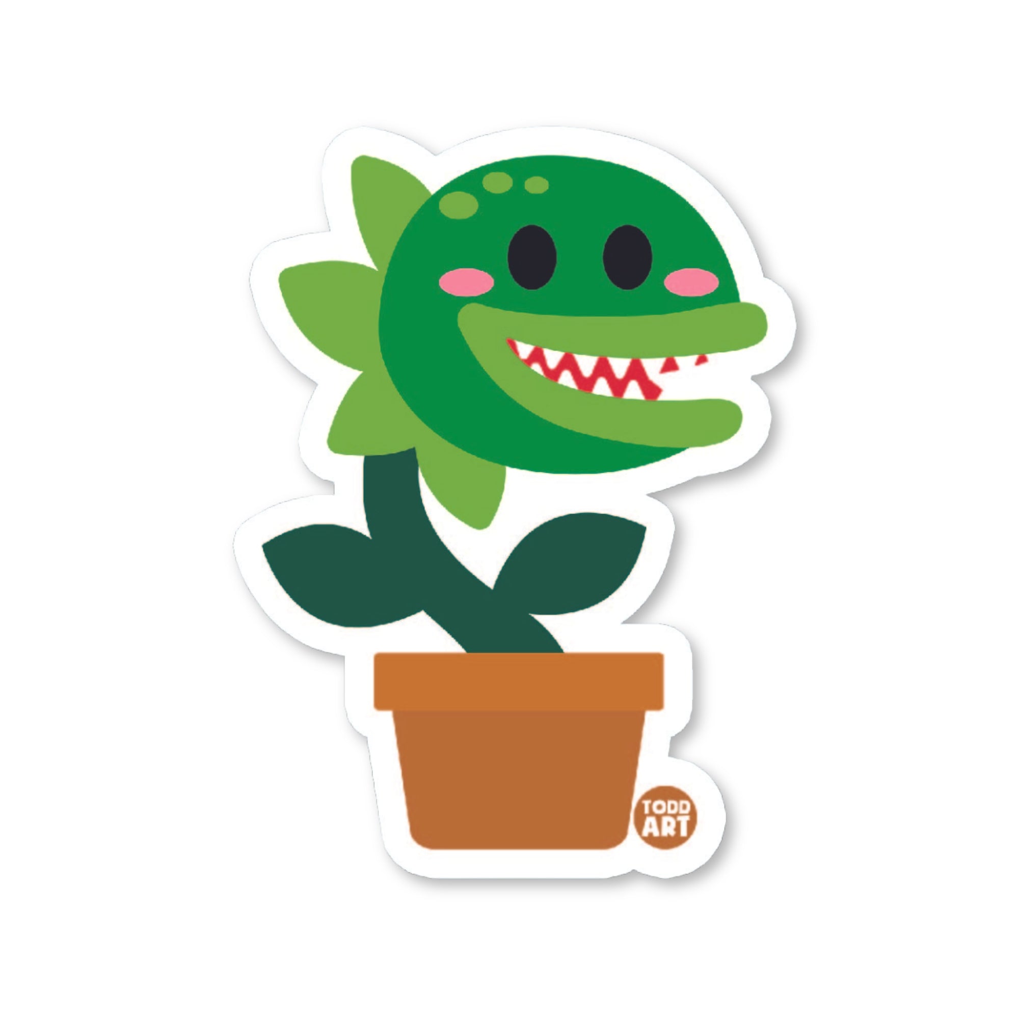 Boo Boo Buddies™ Venus Fly Trap Sticker – Cute Kawaii Vinyl Sticker, W