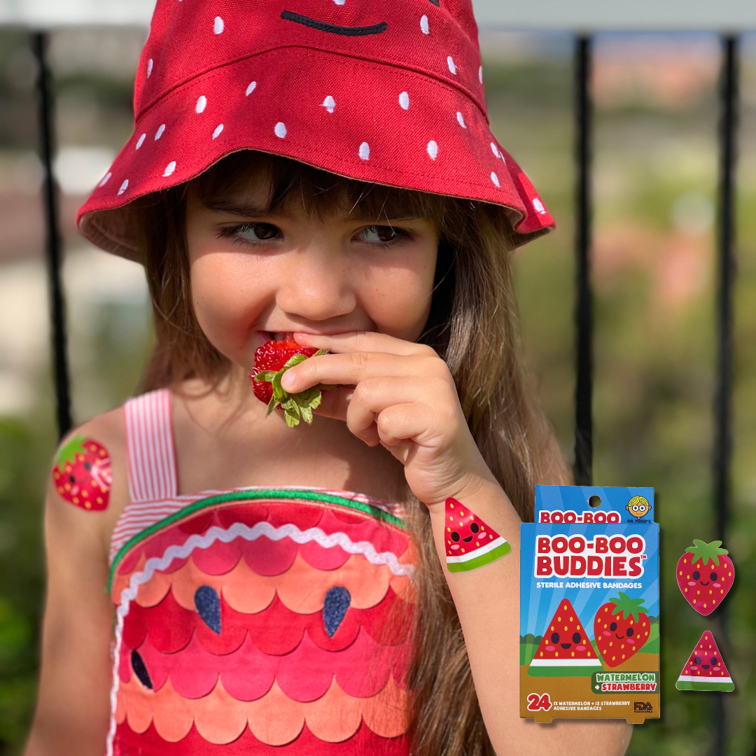 Boo Boo Buddies™ Mermaid & Unicorn Bandages – 24 Ct | Waterproof, Fun Shaped, Latex-Free for Kids