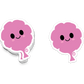 Boo Boo Buddies™ Whoopie Cushion Sticker – Cute Kawaii Vinyl Sticker, Waterproof Glossy 3″ Die‑Cut