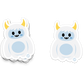Boo Boo Buddies™ Yeti Sticker – Cute Kawaii Vinyl Sticker, Waterproof Glossy 3″ Die‑Cut