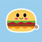 Burger Vinyl Sticker
