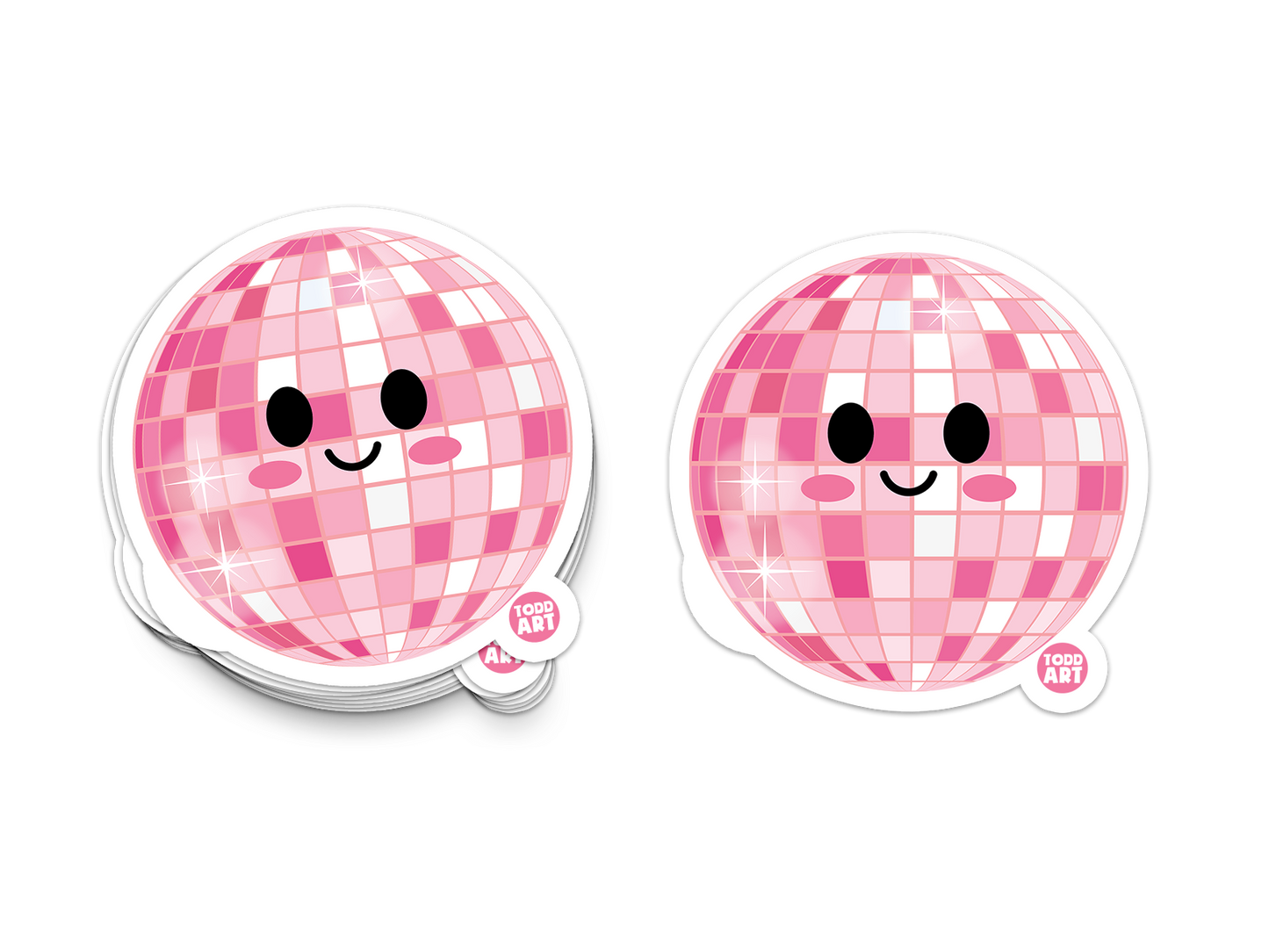 Disco Ball Vinyl Sticker