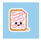 Frosted Tart Vinyl Sticker
