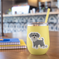 Boo Boo Buddies™ Schnauzer Dog Sticker – Cute Kawaii Schnauzer Vinyl Decal, Waterproof 3″ Die‑Cut