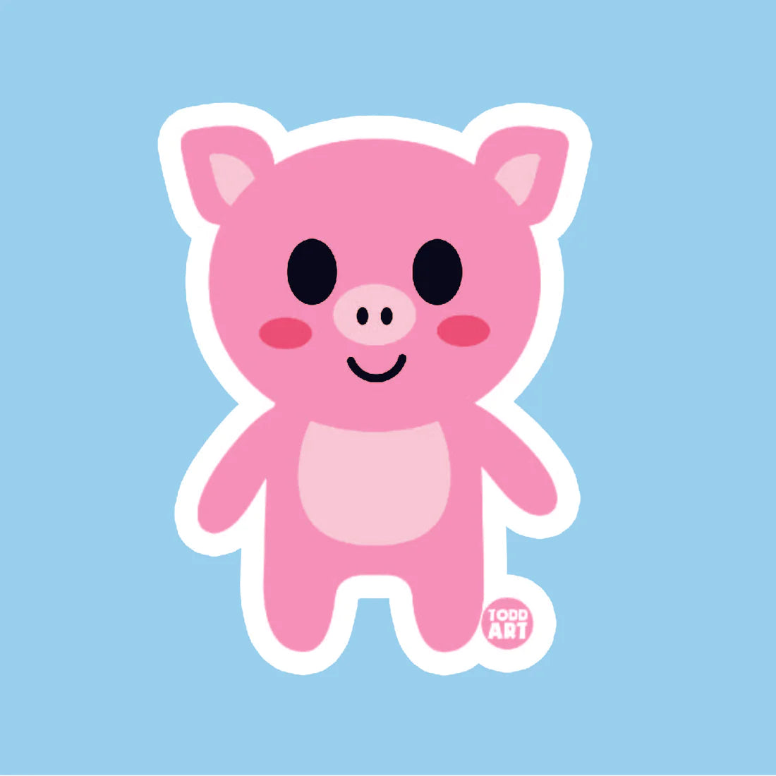 Pig Vinyl Sticker