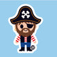 Pirate Vinyl Sticker
