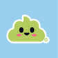 Boo Boo Buddies™ Wasabi Sticker – Cute Kawaii Vinyl Sticker, Waterproof Glossy 3″