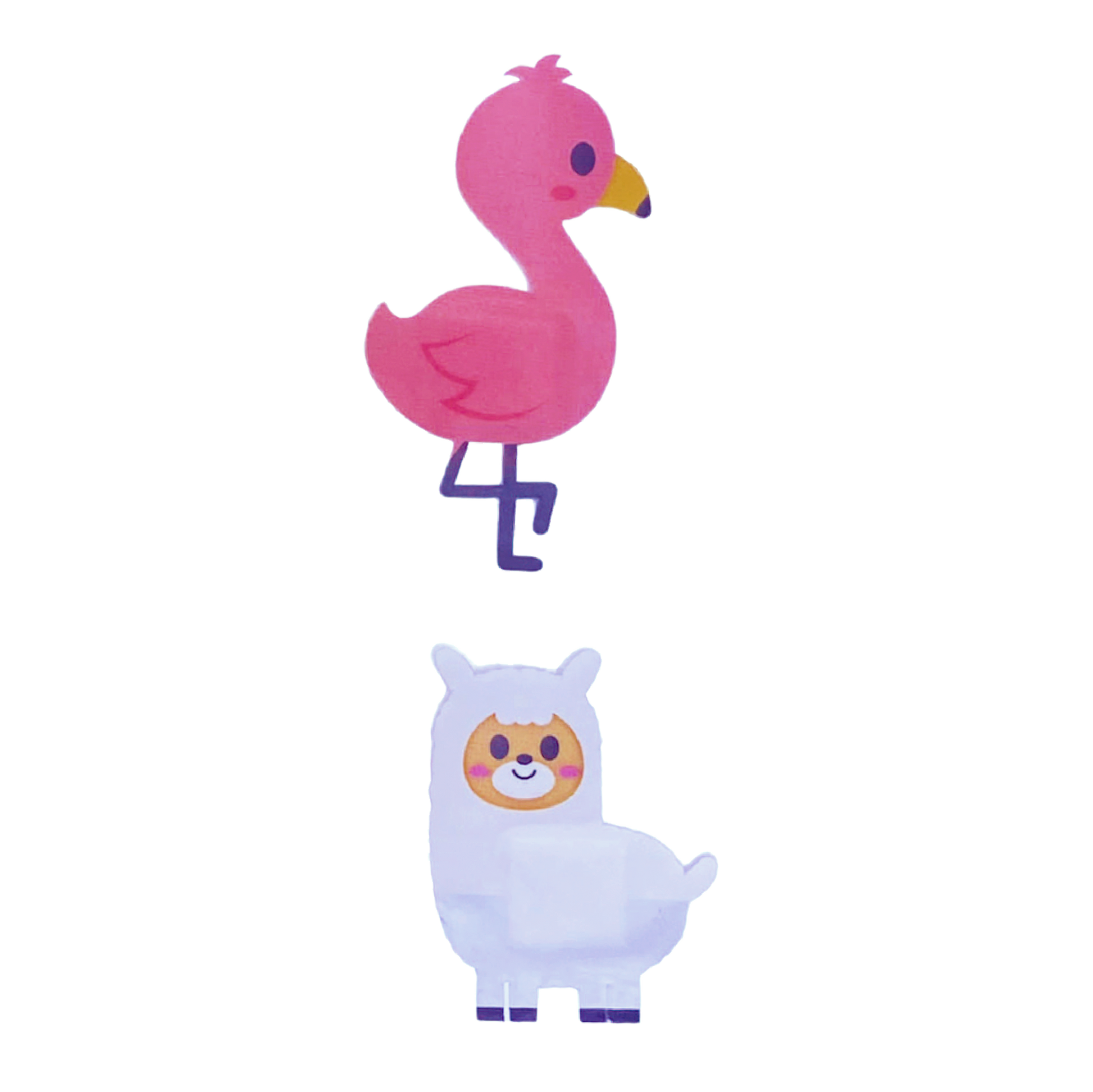 Boo Boo Buddies Bandages - Flamingo and Llama