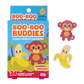 cute brown monkey with yellow mouth and yellow banana with kwaii eyes and mouth