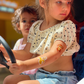 Kids wearing Monkey and Banana Boo Boo Buddies Bandages