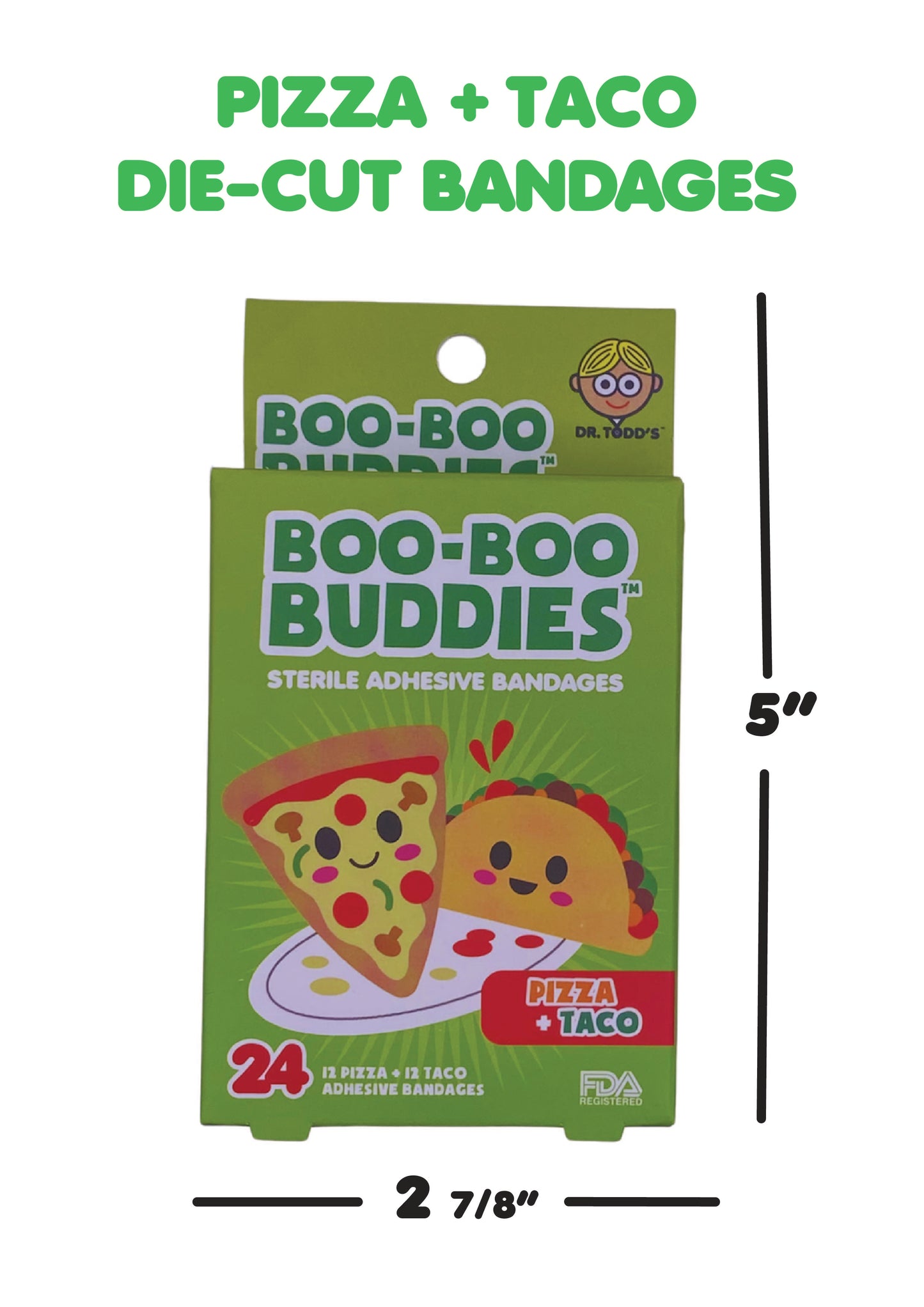 Boo-Boo Buddies Pizza and Taco Bandages