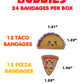 Boo-Boo Buddies Pizza and Taco Bandages